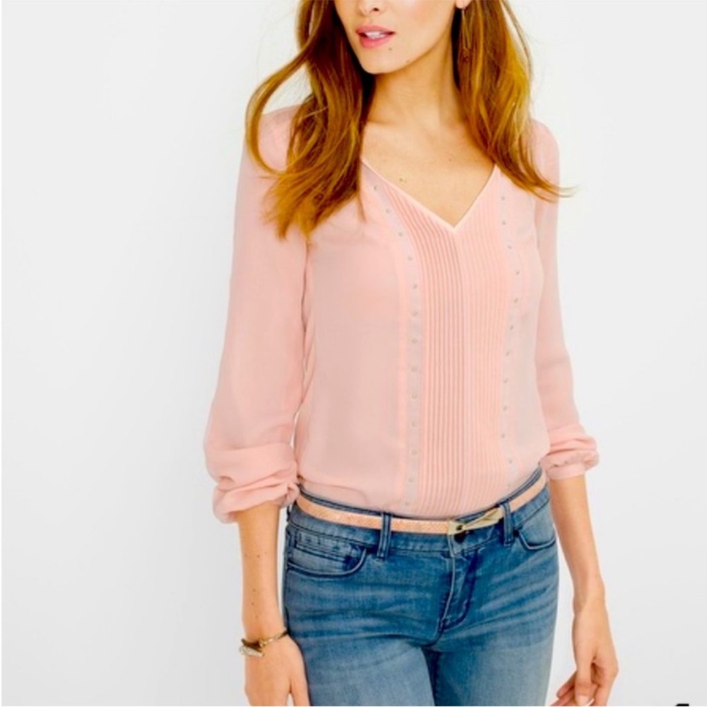 White House Black Market Elegant Pink Women's Blouse